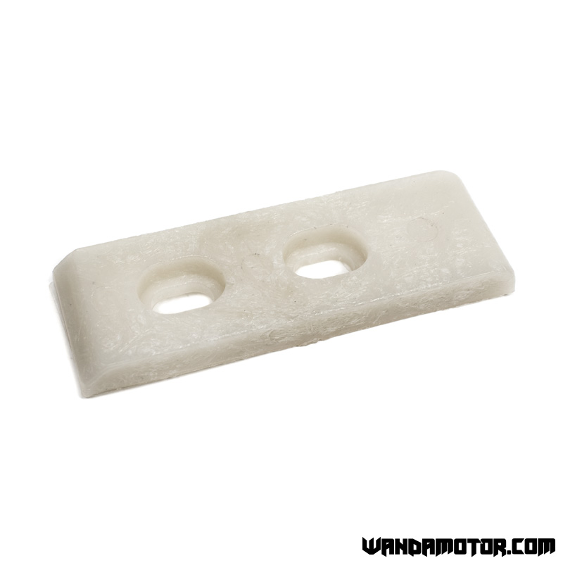 Chain guide plate 72 x 27mm white